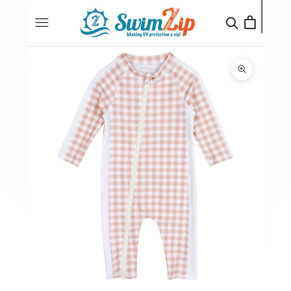 NWT SwimZip infant bathing suit (0-6m)